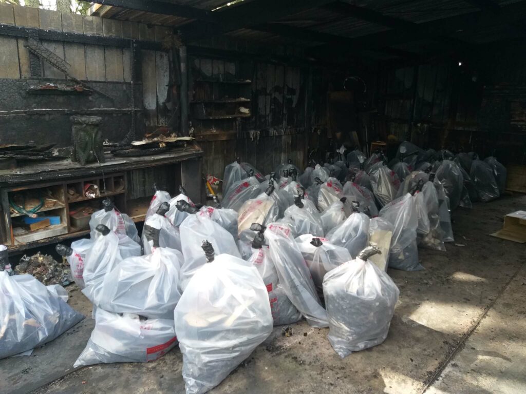 Asbestos Decontamination After A Fire